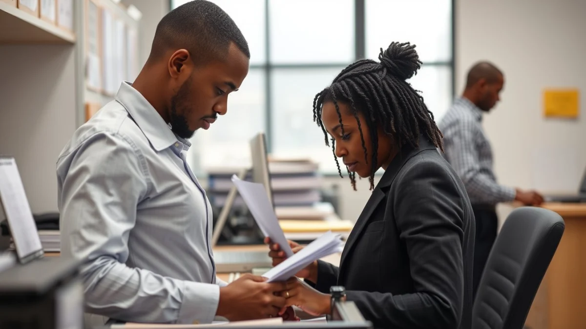 Person learning present your certificate and skills effectively in a modern educational setting
