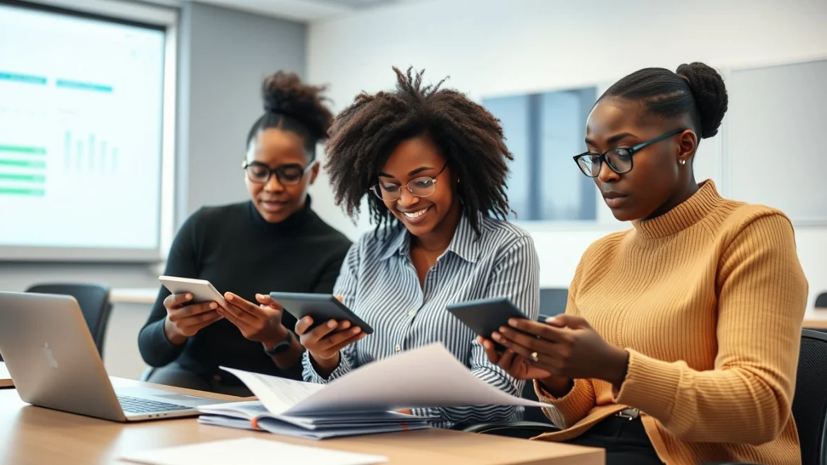 Person learning reduce bad debt in a business in a modern educational setting