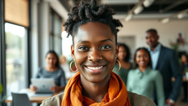 Person learning start freelancing in south africa in a modern educational setting