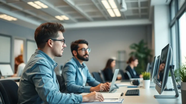 Professional learning office and administrative skills in a modern workspace