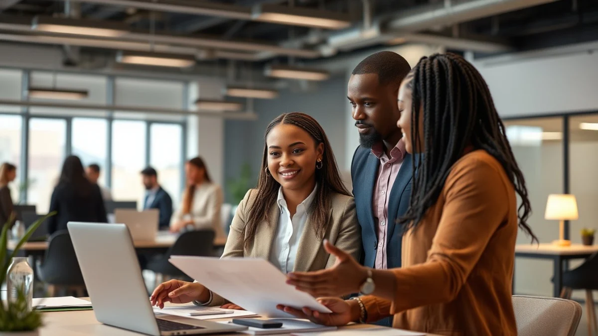 Professional learning office and administrative skills in a modern workspace
