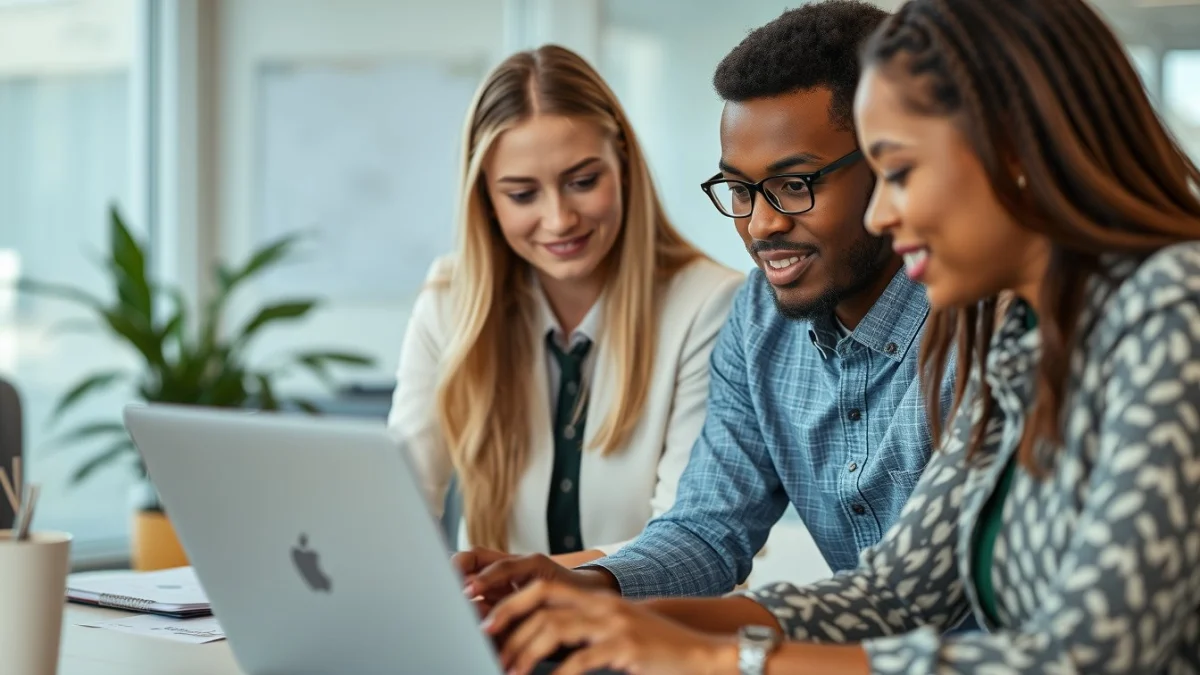 Person learning hr coordinator job description explained in a modern educational setting