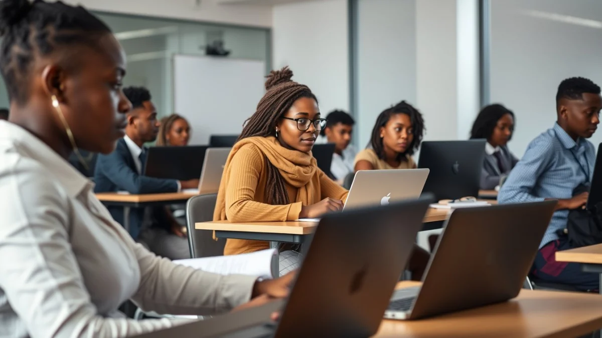Professional learning office and administrative skills in a modern workspace