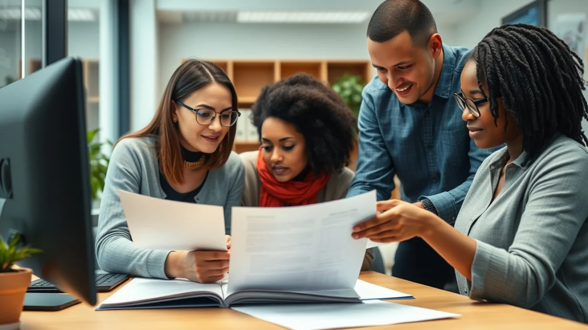 Professional learning office and administrative skills in a modern workspace