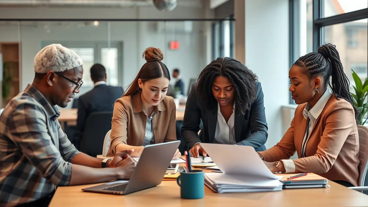 Professional learning office and administrative skills in a modern workspace