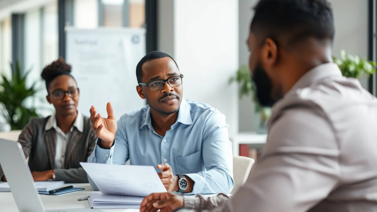 Person learning identifying sources of workplace conflict in a modern educational setting