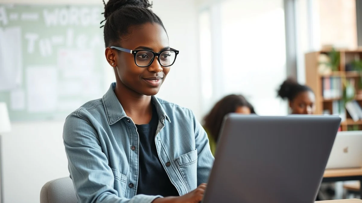 Person learning identifying target customers for e-commerce in a modern educational setting