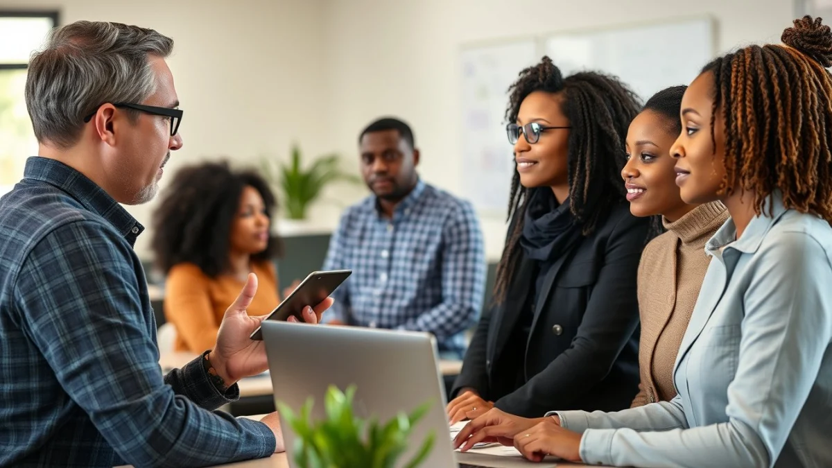 Professional learning office and administrative skills in a modern workspace