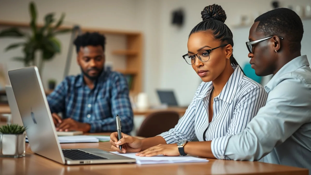 Professional learning office and administrative skills in a modern workspace