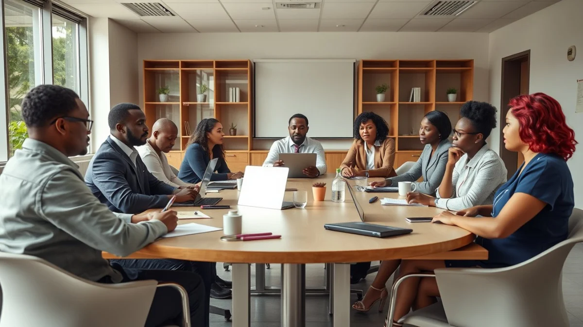 Professional learning office and administrative skills in a modern workspace