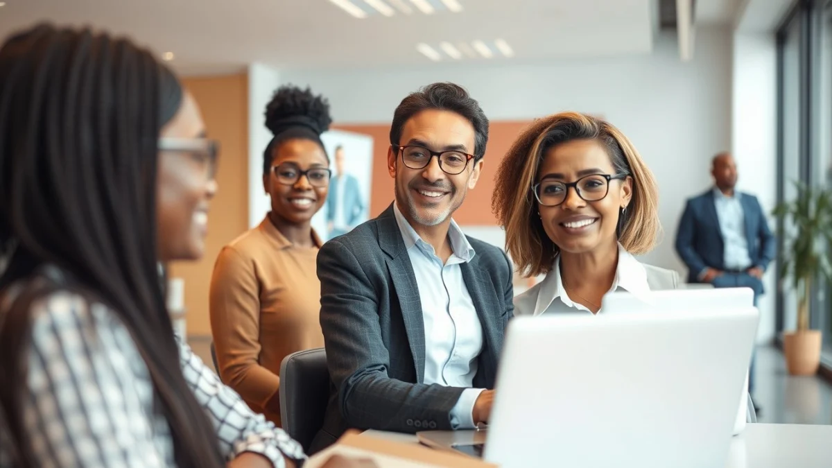 Professional learning office and administrative skills in a modern workspace