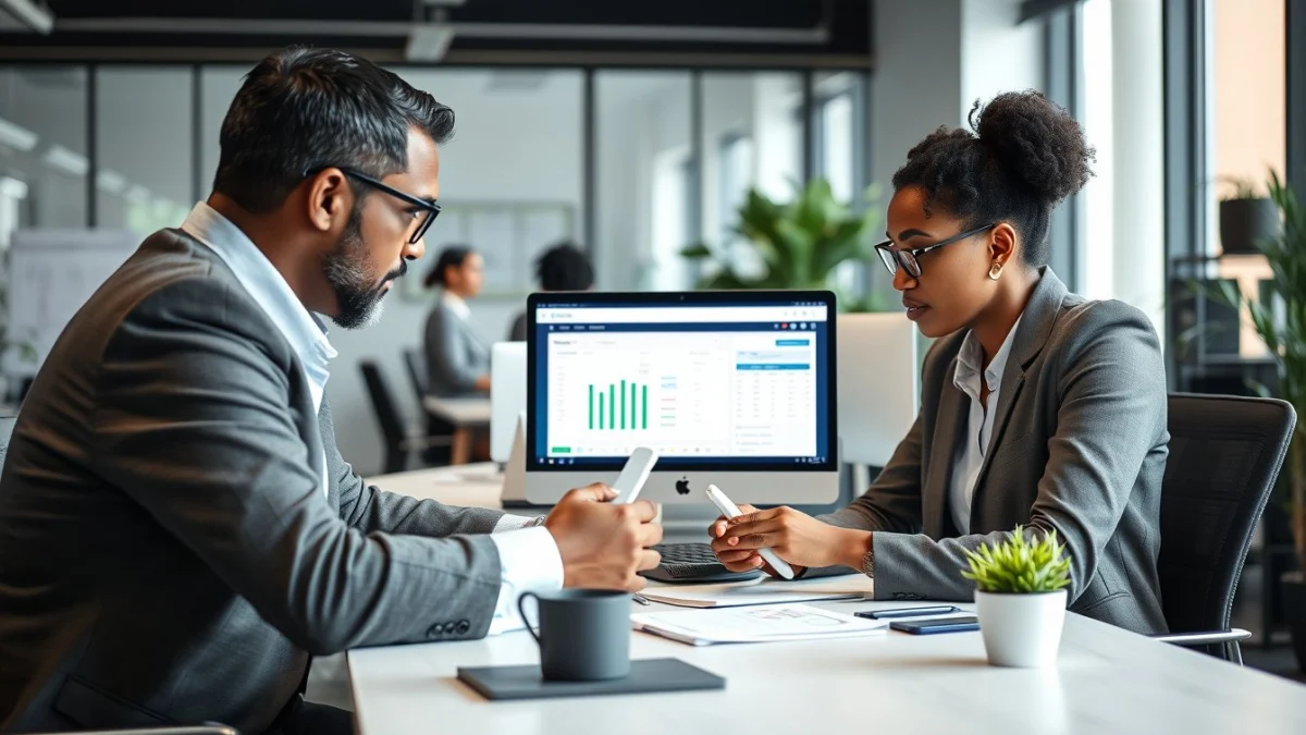 Professional learning office and administrative skills in a modern workspace