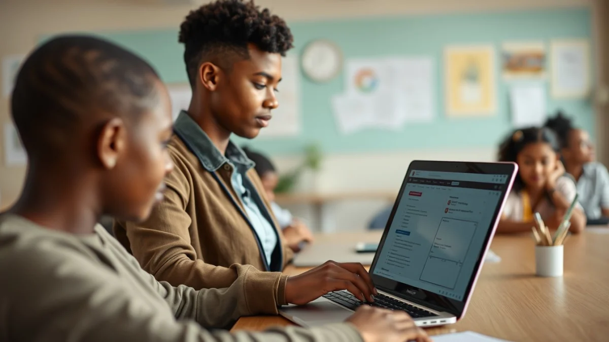 Professional learning office and administrative skills in a modern workspace