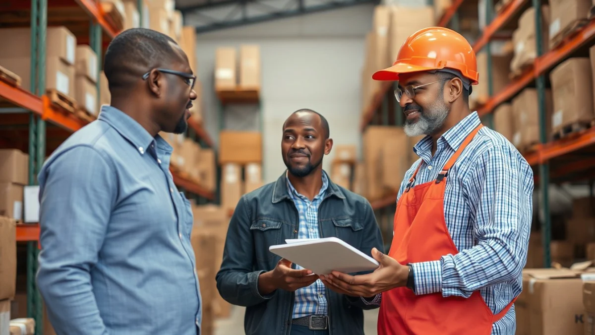 Person learning inventory control fundamentals in a modern educational setting