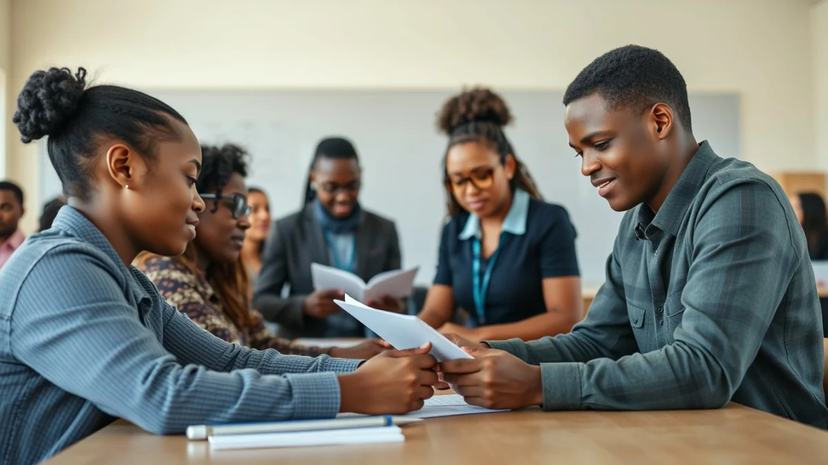 Person learning invoicing clerk salary in south africa in a modern educational setting