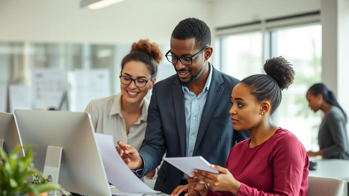 Person learning invoicing clerk skills employers are looking for in a modern educational setting