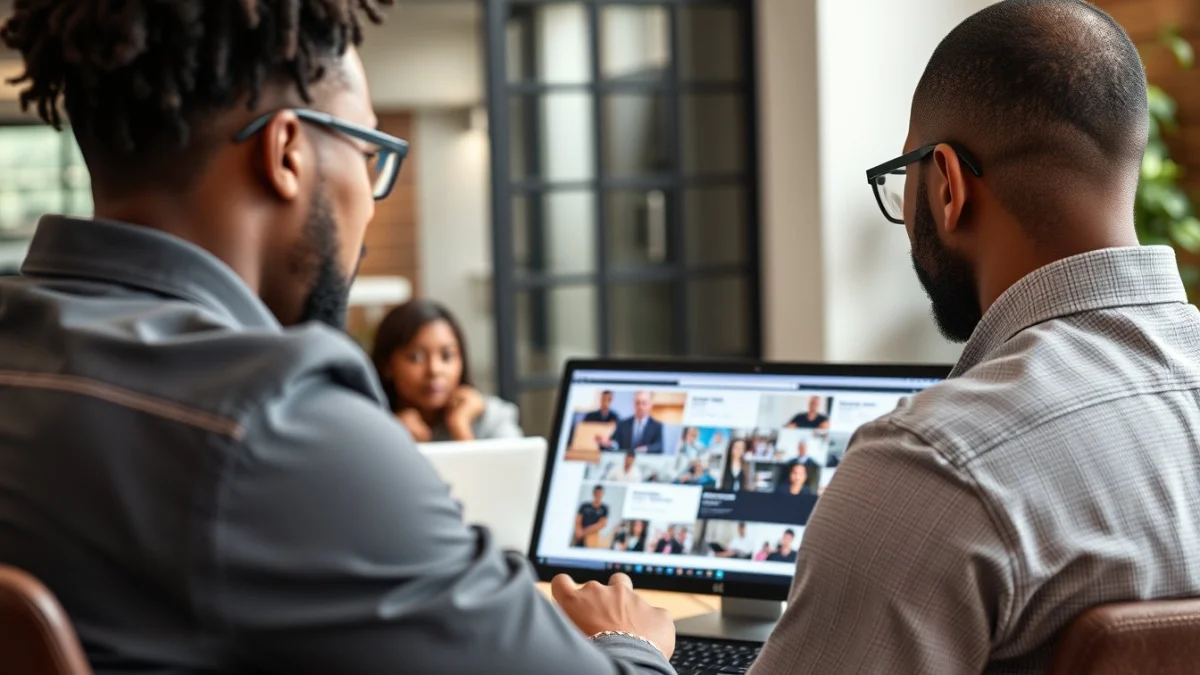 Person learning key benefits of content marketing for south african businesses in a modern educational setting