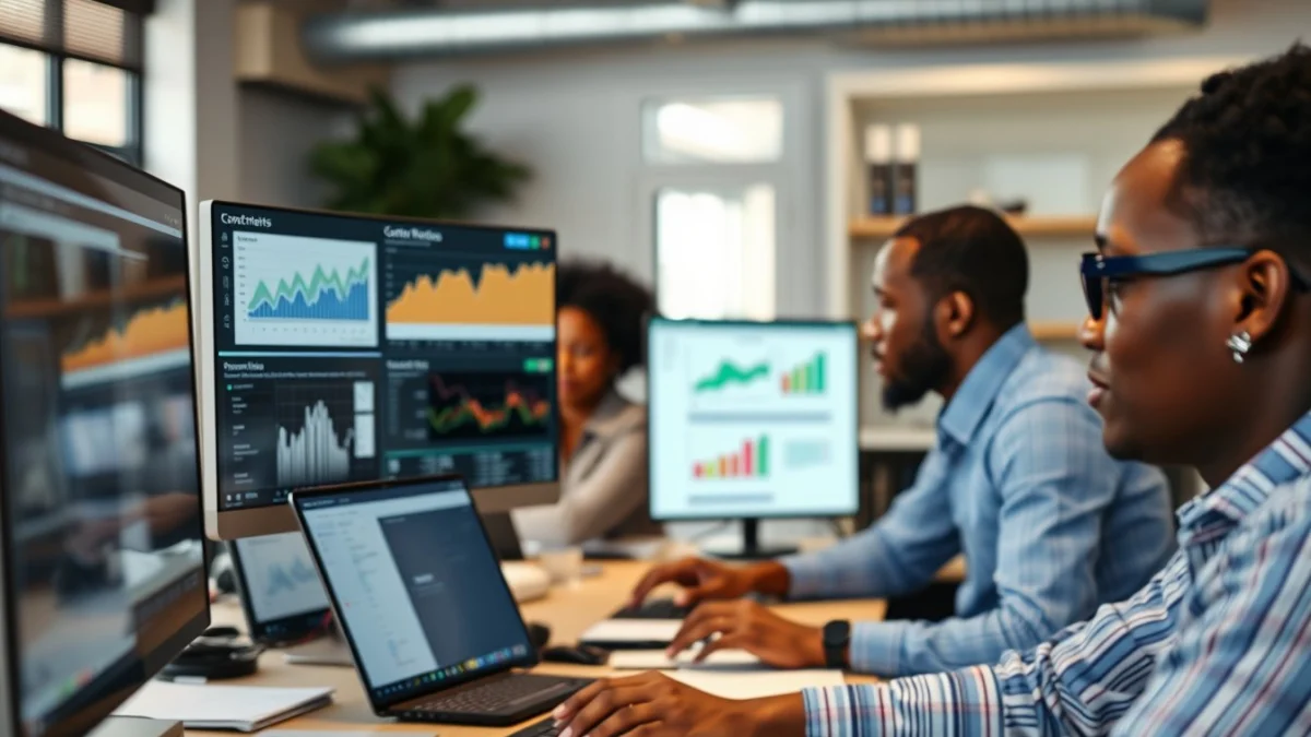 Person learning key metrics for content performance in a modern educational setting