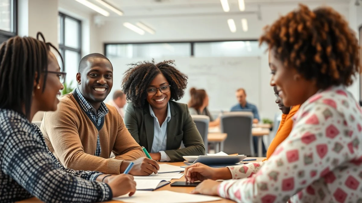 Professional learning office and administrative skills in a modern workspace