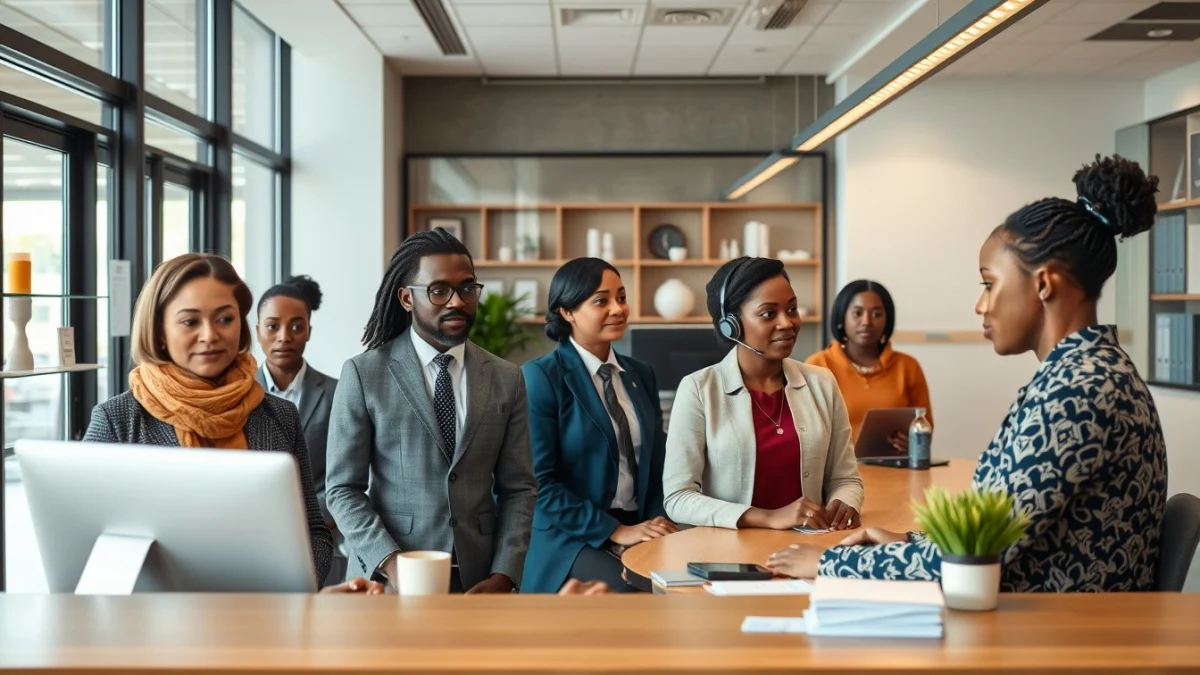 Professional learning office and administrative skills in a modern workspace