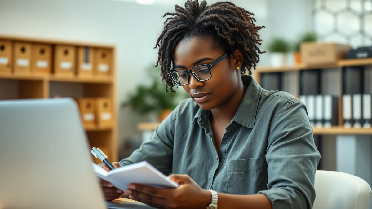 Person learning key skills needed for operations administration in a modern educational setting