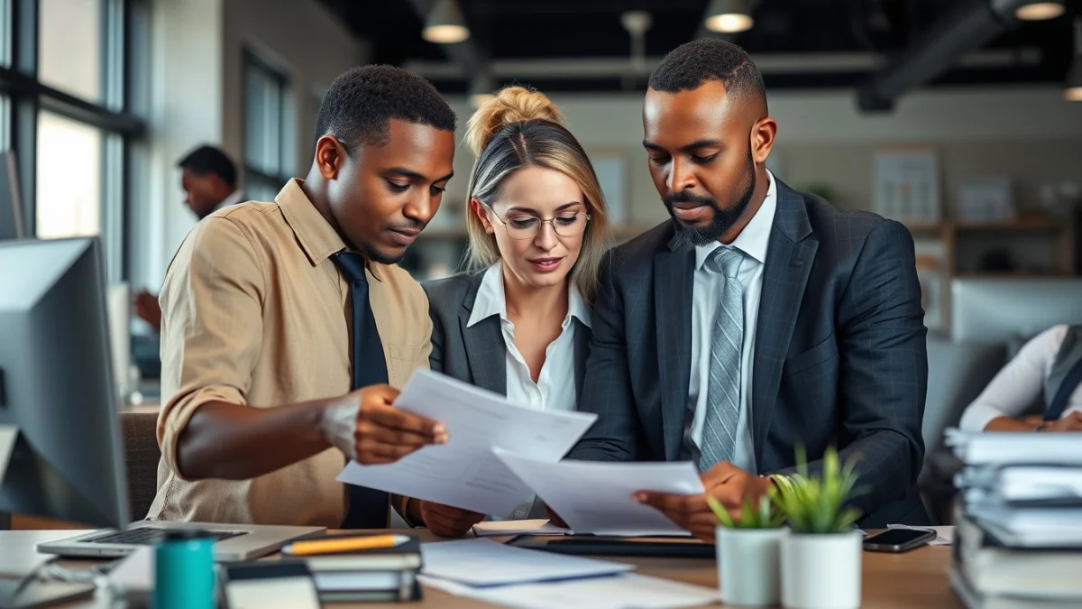 Professional learning office and administrative skills in a modern workspace