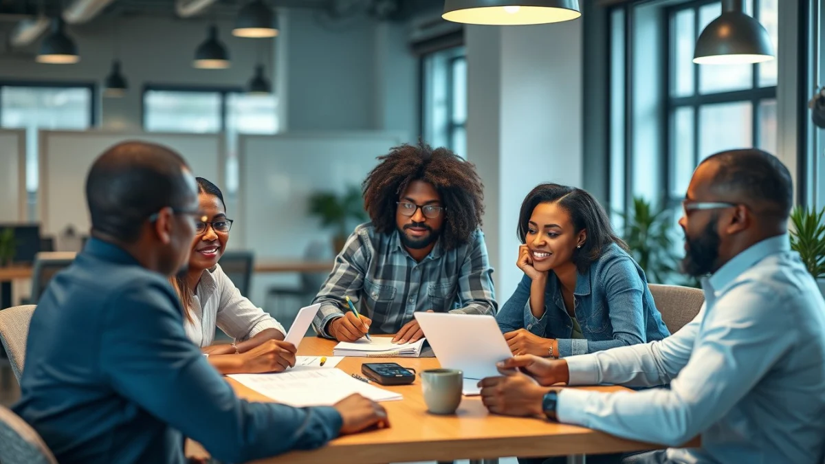 Person learning keyword research for content marketing in a modern educational setting