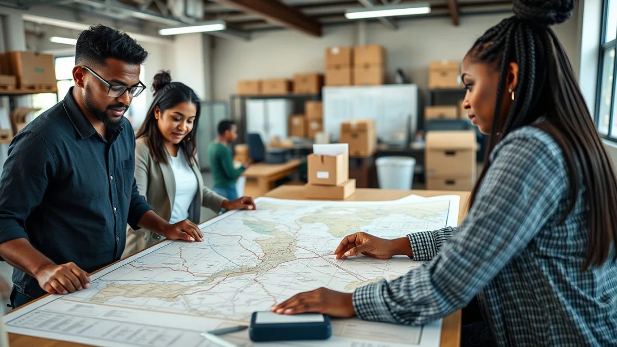 Person learning logistics assistant jobs in south africa in a modern educational setting