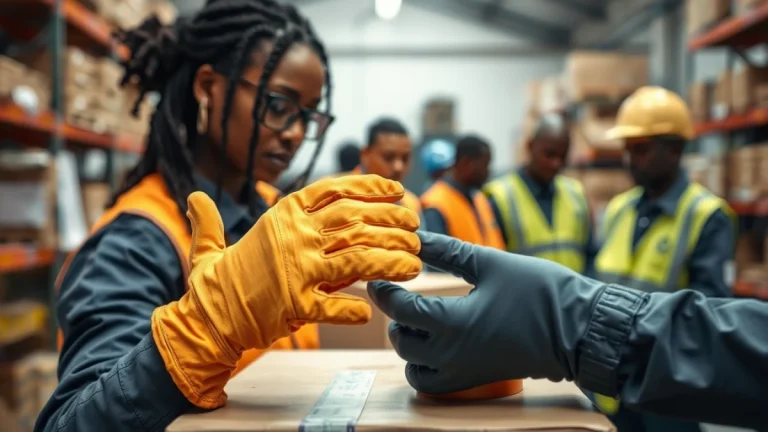Person learning logistics assistant salary in south africa guide in a modern educational setting