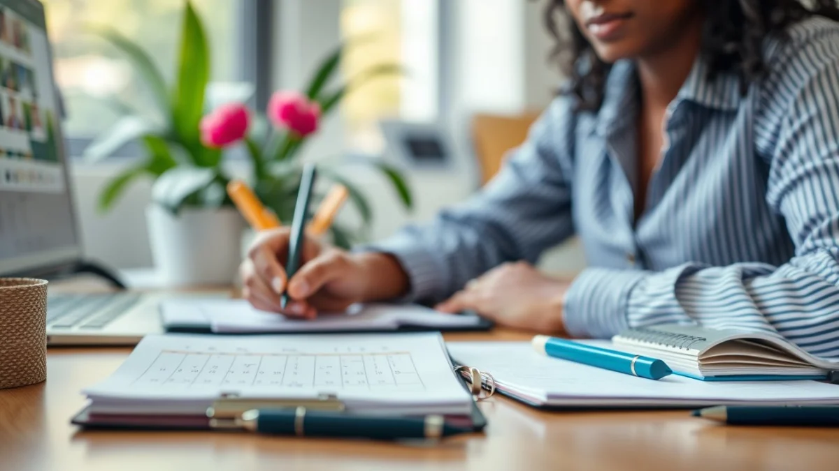 Professional learning office and administrative skills in a modern workspace