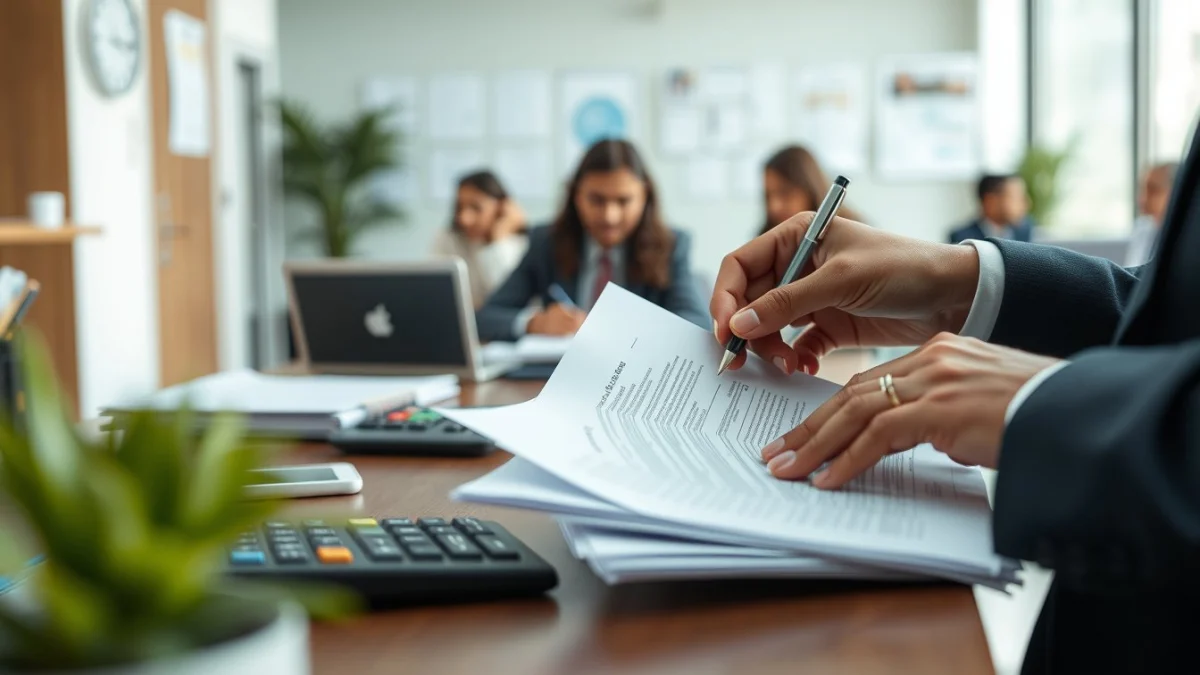 Professional learning office and administrative skills in a modern workspace