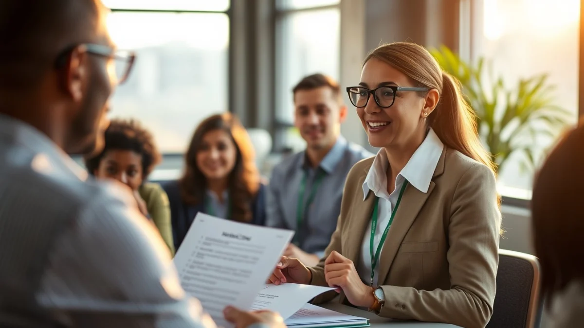 Person learning maintaining accurate employee records in a modern educational setting