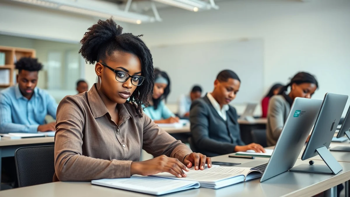 Professional learning office and administrative skills in a modern workspace
