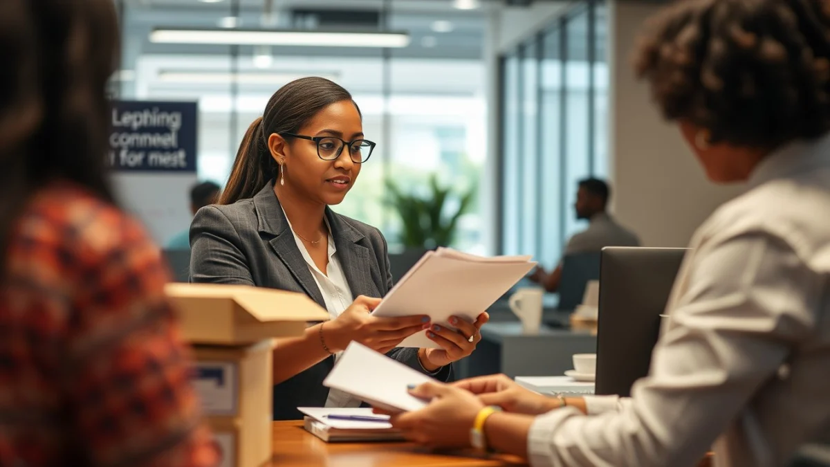 Professional learning office and administrative skills in a modern workspace