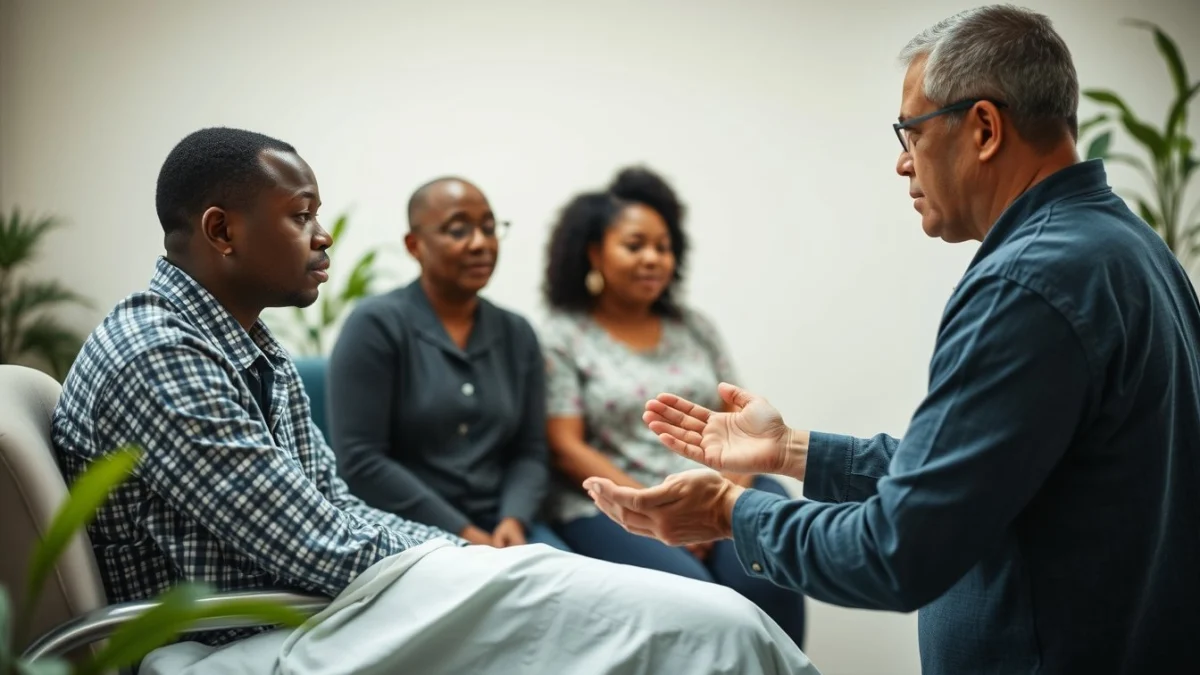 Learner studying caregiving skills in a professional training environment