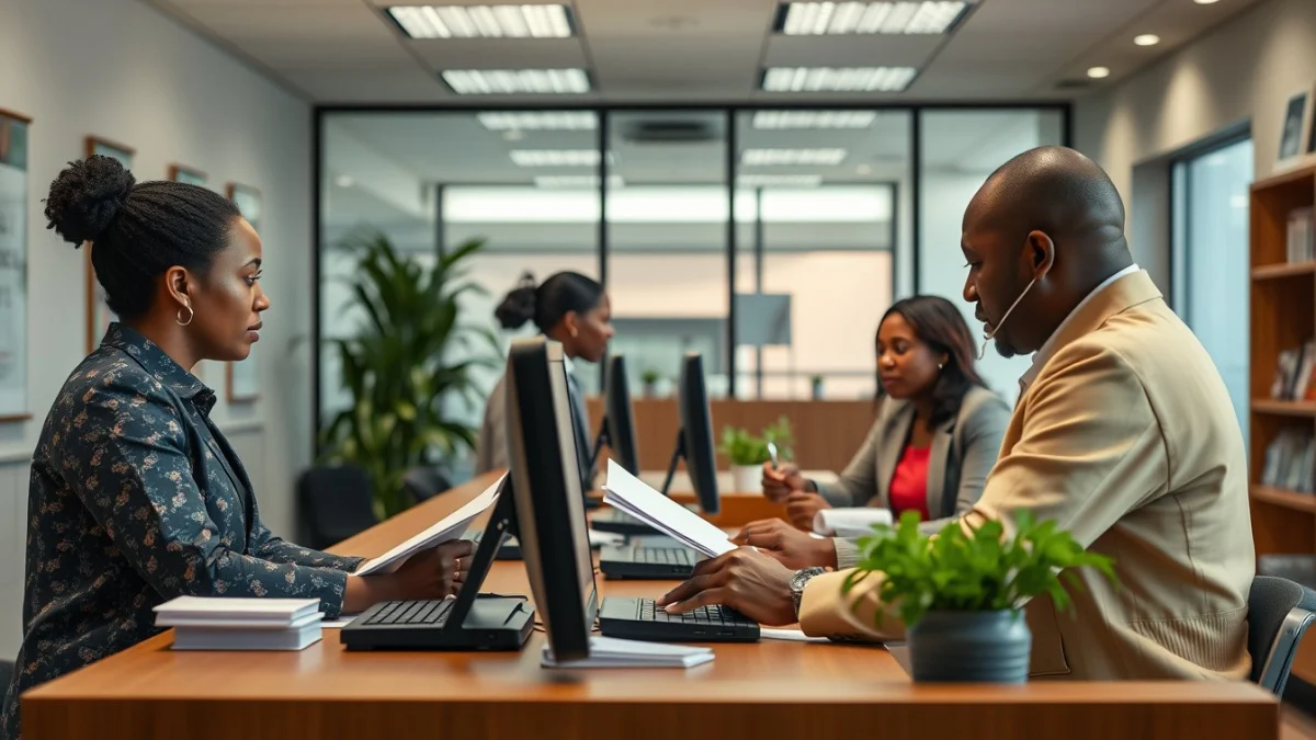 Professional learning office and administrative skills in a modern workspace