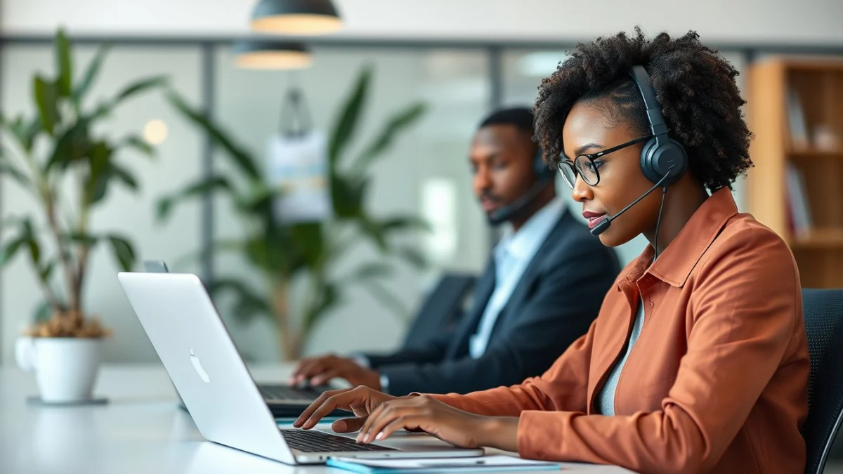 Professional learning office and administrative skills in a modern workspace