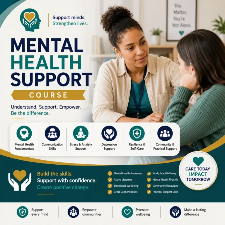 Free Mental Health Support Course with Certificate in South Africa