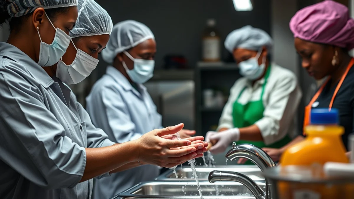 Learner studying workplace safety skills in a clean training environment
