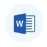Microsoft Word course icon