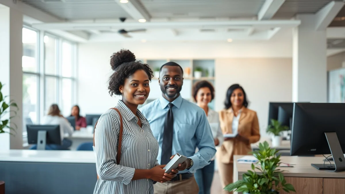 Professional learning office and administrative skills in a modern workspace