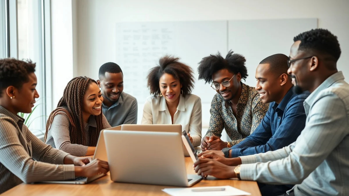 Person learning negotiating salaries and employment terms in a modern educational setting