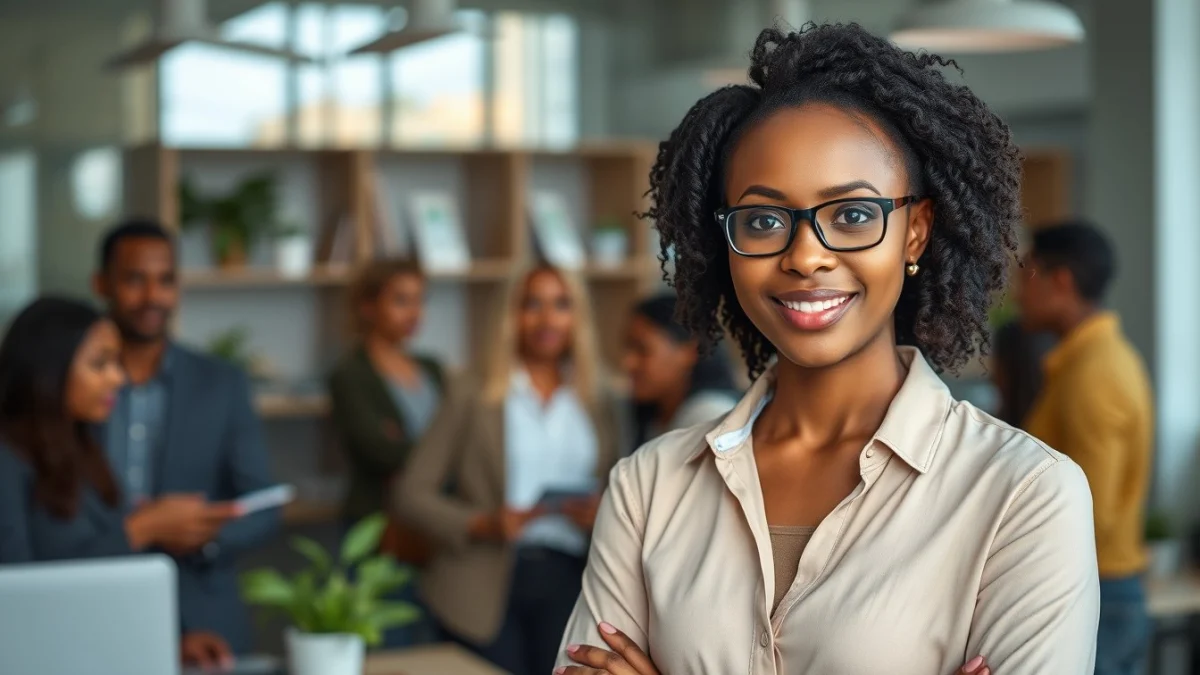 Person learning networking and continuous learning opportunities in a modern educational setting