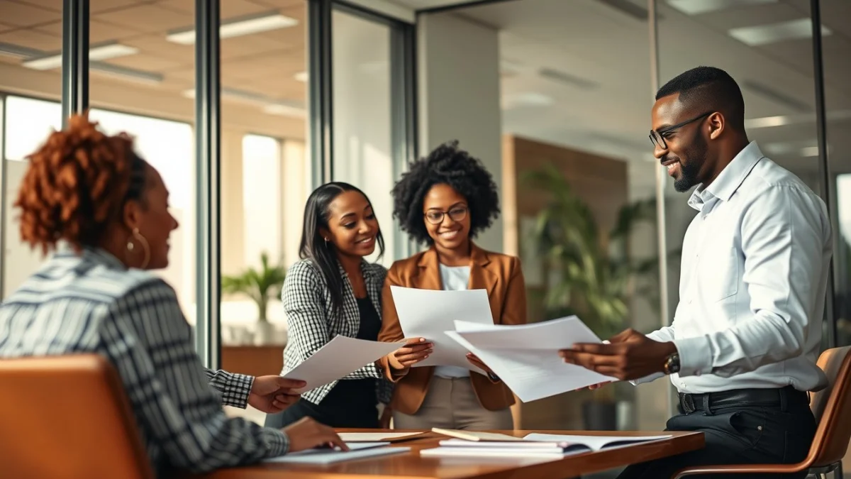 Professional learning office and administrative skills in a modern workspace