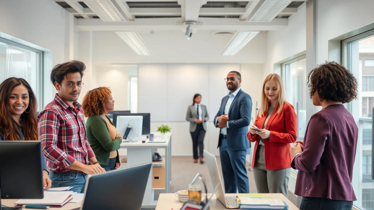 Professional learning office and administrative skills in a modern workspace