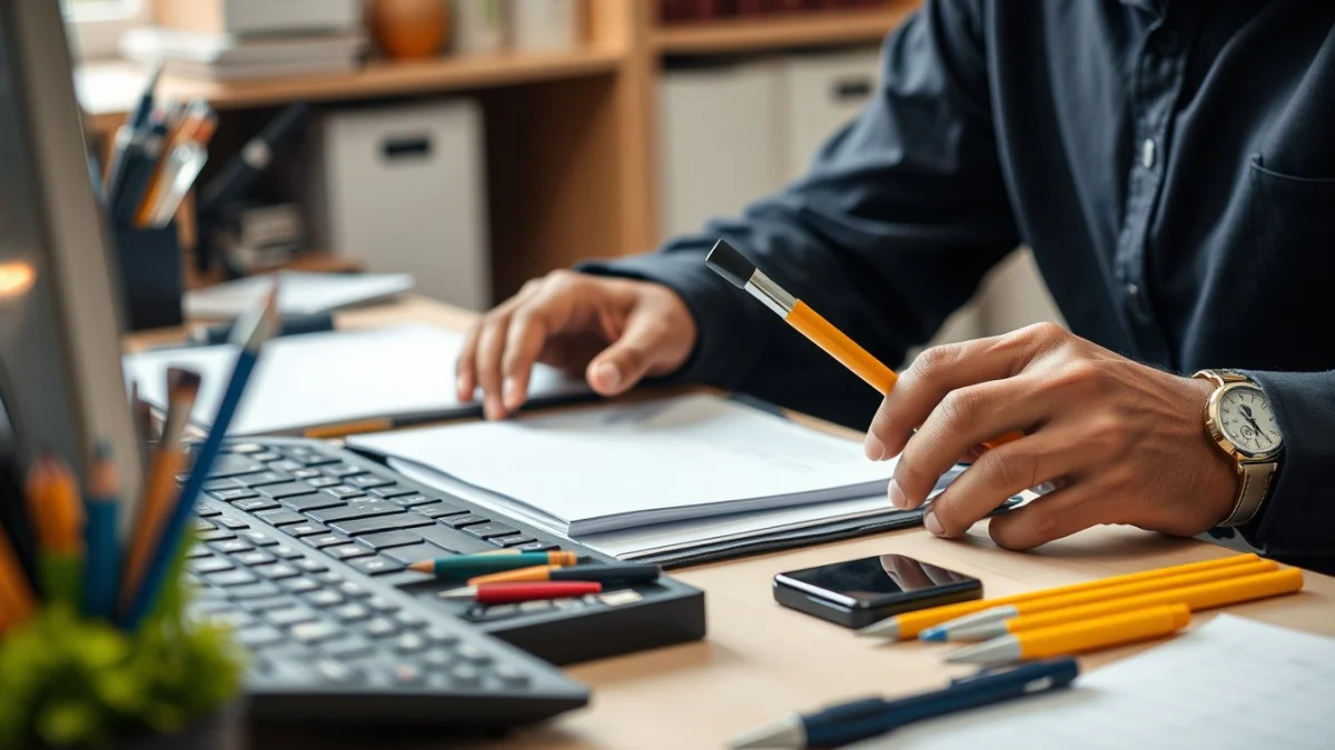 Professional learning office and administrative skills in a modern workspace