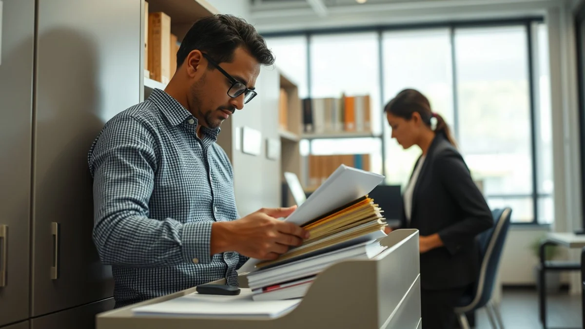 Professional learning office and administrative skills in a modern workspace