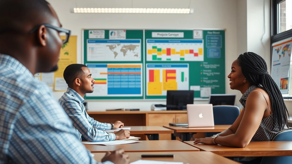 Professional learning office and administrative skills in a modern workspace