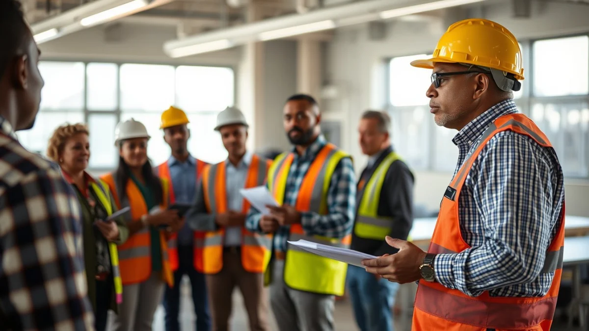 Person learning overview of quantity surveying profession in a modern educational setting