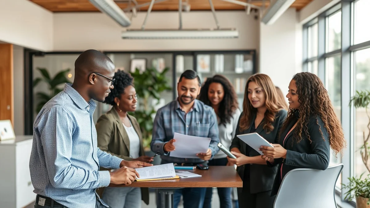 Professional learning office and administrative skills in a modern workspace